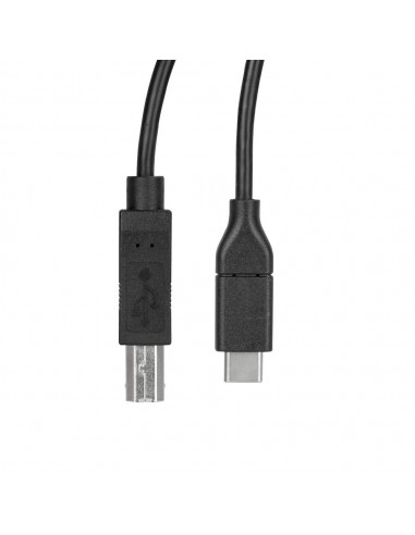 Cable usb tipo c a usb tipo b startech 0.5m - macho - macho - negro