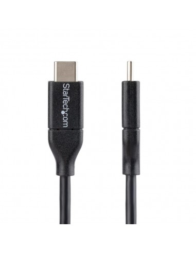 Cable usb tipo c startech 0.5m - macho - macho - negro