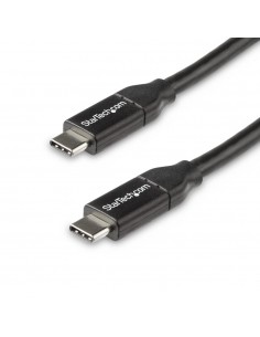 Cable usb tipo c startech 0.5m - macho - macho - negro