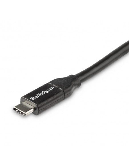 Cable usb tipo c startech 0.5m - macho - macho - negro Cable usb tipo c startech 0.5m - macho - macho - negro