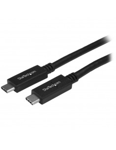 Cable usb tipo c startech 0.5m - macho - macho - negro
