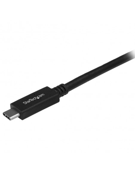 Cable usb tipo c startech 0.5m - macho - macho - negro Cable usb tipo c startech 0.5m - macho - macho - negro