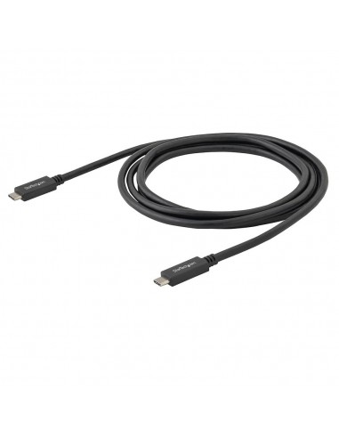 Cable usb tipo c startech 0.5m - macho - macho - negro