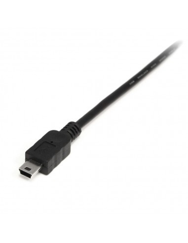 Cable usb tipo a a mini usb tipo b startech 0.5m - macho - macho - negro
