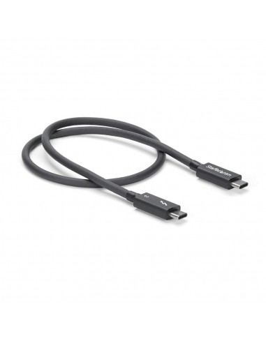Cable usb tipo c startech 0.5m - macho - macho - negro