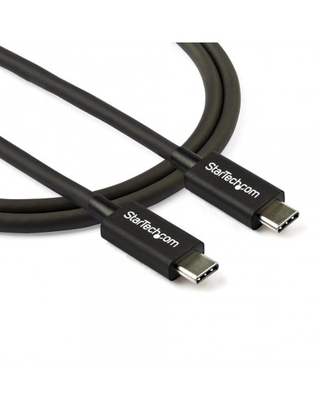 Cable usb tipo c startech 0.8m - macho - macho - negro Cable usb tipo c startech 0.8m - macho - macho - negro