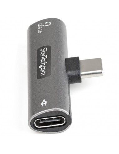 Adaptador audio y carga usb tipo c startech macho - hembra