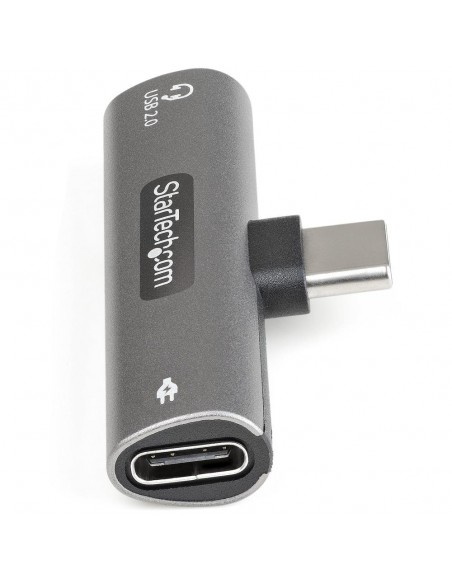 Adaptador audio y carga usb tipo c startech macho - hembra Adaptador audio y carga usb tipo c startech macho - hembra