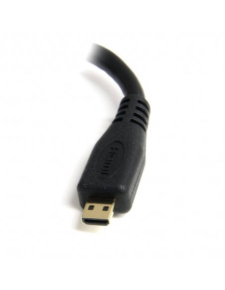 Cable micro hdmi a hdmi startech macho - hembra - negro Cable micro hdmi a hdmi startech macho - hembra - negro