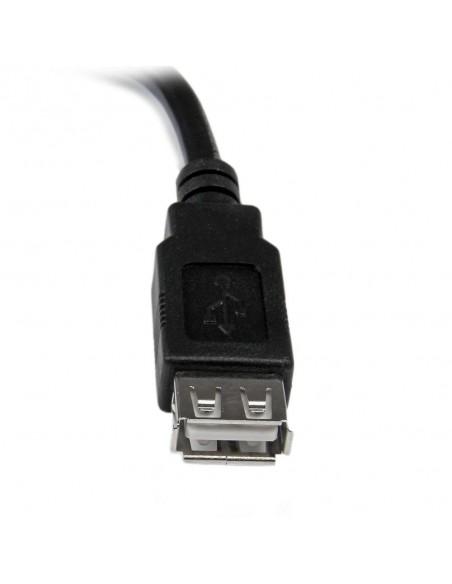 Cable usb tipo a startech 0.15m - macho - hembra - negro Cable usb tipo a startech 0.15m - macho - hembra - negro