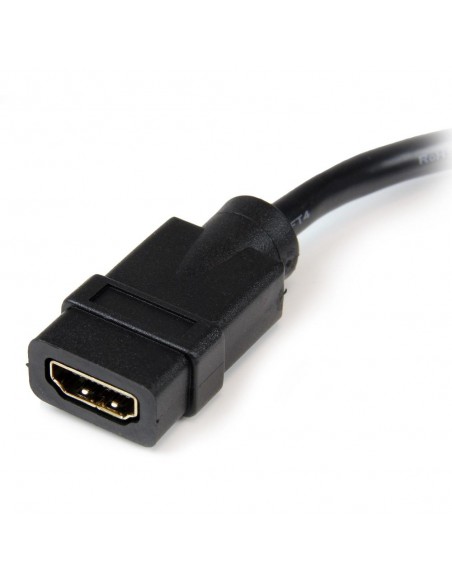 Cable dvi - d a hdmi startech 0.20m - macho - hembra - negro Cable dvi - d a hdmi startech 0.20m - macho - hembra - negro