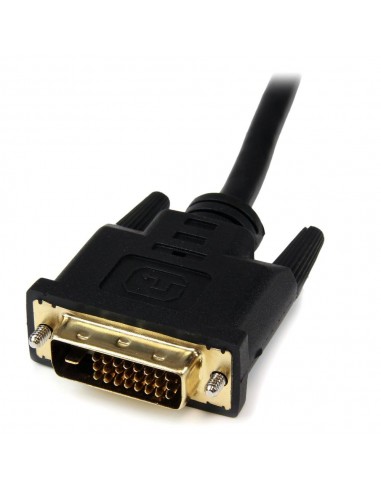 Cable dvi - d a hdmi startech 0.20m - macho - hembra - negro
