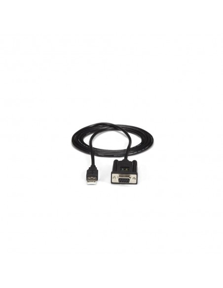 Cable usb tipo a a rs232 db9 startech 1.8m - macho - hembra - negro Cable usb tipo a a rs232 db9 startech 1.8m - macho - hembra - negro