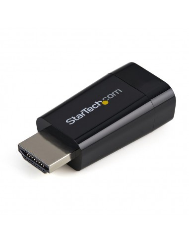 Adaptador hdmi a vga startech macho - hembra - negro