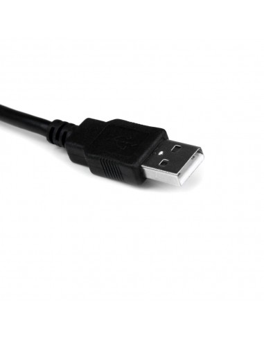 Cable usb tipo a a rs232 db9 startech 0.3m - macho - macho - negro