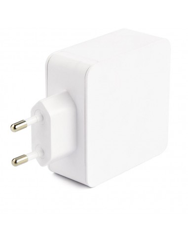 Cargador pared startech wch1ceu 60w 1x usb tipo c blanco + cable usb tipo c 2m