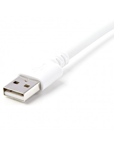 Cable lightning a usb tipo a startech 1m - macho - macho - blanco