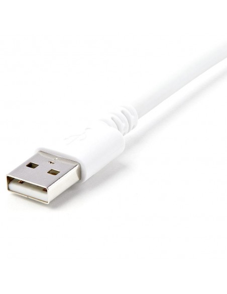 Cable lightning a usb tipo a startech 1m - macho - macho - blanco