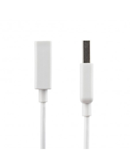 Cable usb tipo a startech 1m - macho - hembra - blanco