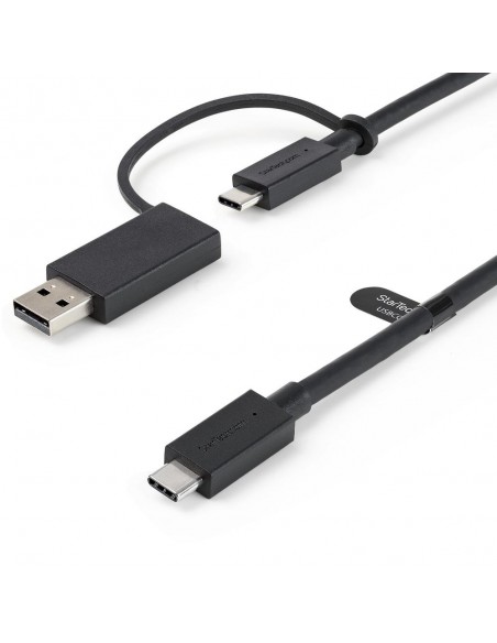 Cable usb tipo c a usb tipoa - usb tipo c startech 1m - macho - macho - negro