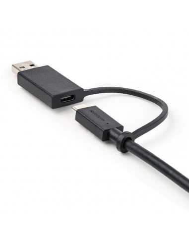 Cable usb tipo c a usb tipoa - usb tipo c startech 1m - macho - macho - negro