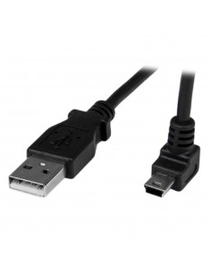 Cable usb tipo a a mini usb tipo b startech 1m - macho - macho - negro