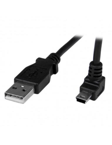 Cable usb tipo a a mini usb tipo b startech 1m - macho - macho - negro