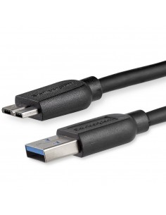 Cable usb tipo a a micro usb tipo b startech 2m - macho - macho - negro