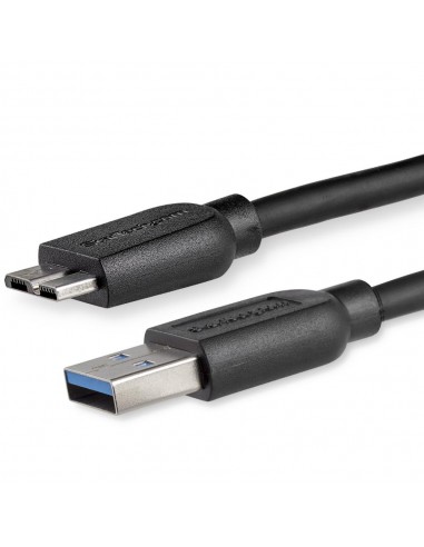 Cable usb tipo a a micro usb tipo b startech 2m - macho - macho - negro
