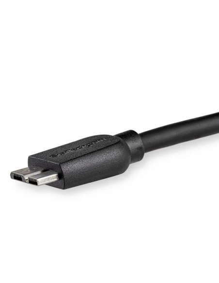 Cable usb tipo a a micro usb tipo b startech 0.15m - macho - macho - negro Cable usb tipo a a micro usb tipo b startech 0.15m - macho - macho - negro