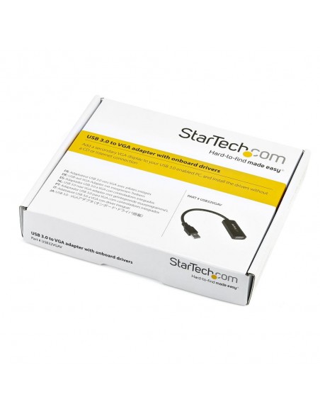 Adaptador usb tipo a a vga startech macho - hembra - negro