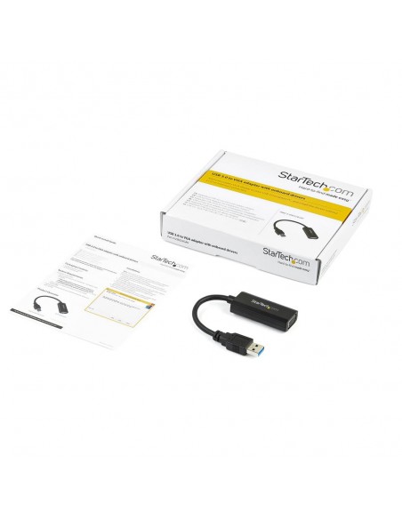 Adaptador usb tipo a a vga startech macho - hembra - negro