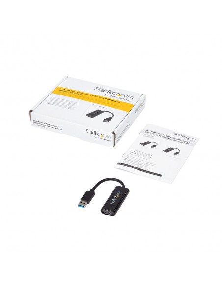 Adaptador usb tipo a a vga startech macho - hembra - negro Adaptador usb tipo a a vga startech macho - hembra - negro