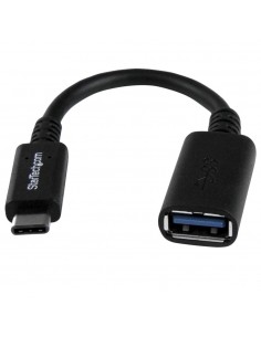 Cable usb tipo c a usb tipo a startech 0.15m - macho - hembra - negro