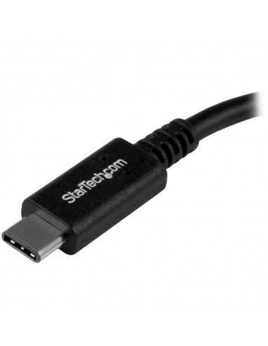 Cable usb tipo c a usb tipo a startech 0.15m - macho - hembra - negro