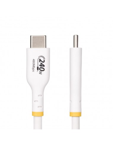 Cable usb tipo c startech 2m - macho - macho - blanco
