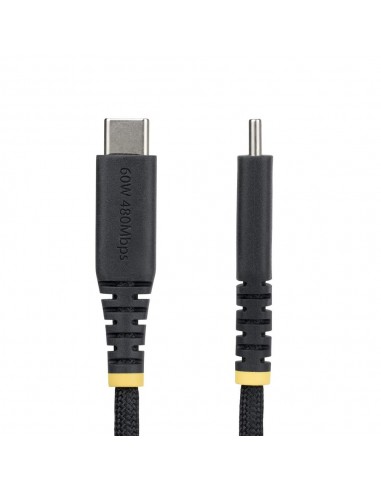 Cable usb tipo c startech 3m - macho - macho - negro trenzado