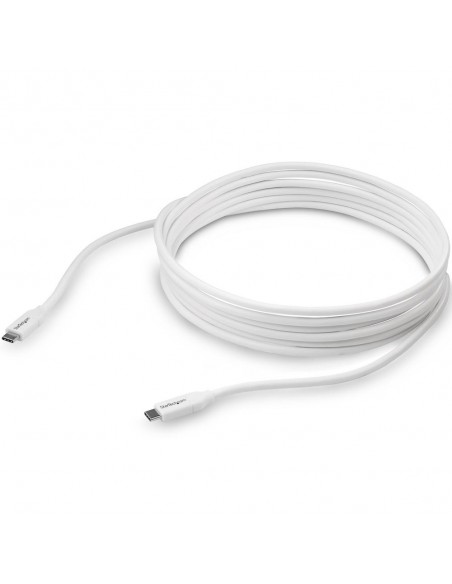 Cable usb tipo c startech 4m - macho - macho - blanco