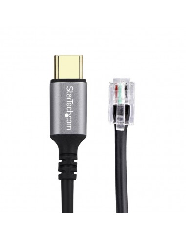 Cable usb tipo c a rj9 startech 1.8m