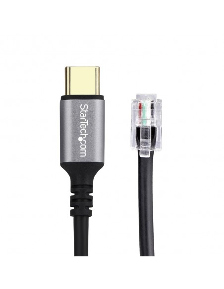 Cable usb tipo c a rj9 startech 1.8m