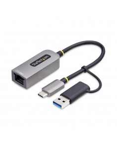 Adaptador usb tipo c - usb tipo a a ethernet startech macho - hembra
