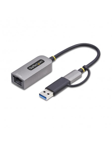 Adaptador usb tipo c - usb tipo a a ethernet startech macho - hembra Adaptador usb tipo c - usb tipo a a ethernet startech macho - hembra