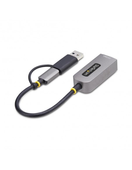 Adaptador usb tipo c - usb tipo a a ethernet startech macho - hembra Adaptador usb tipo c - usb tipo a a ethernet startech macho - hembra
