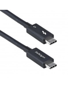Cable usb tipo c startech 1m - macho - macho - negro