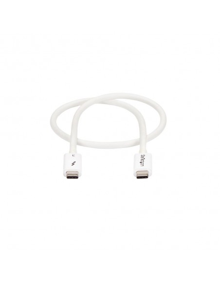 Cable usb tipo c startech 0.5m - macho - macho - blanco