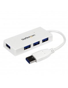 Hub startech usb tipo a 4 en 1 blanco