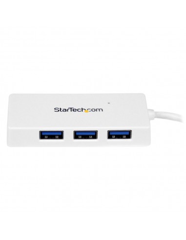 Hub startech usb tipo a 4 en 1 blanco