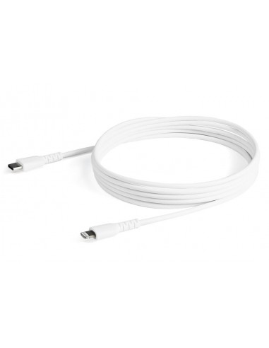 Cable lightning a usb tipo c startech 2m - macho - macho - blanco