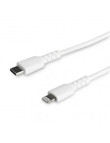 Cable lightning a usb tipo c startech 1m - macho - macho - blanco