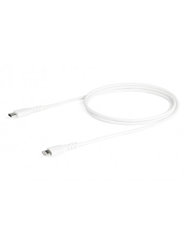 Cable lightning a usb tipo c startech 1m - macho - macho - blanco